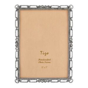 Tizo Chains of Emotions Swarovski Crystals Jewel-tone Picture Frame 5 x 7 In​​​